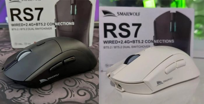 2x Mouse Gamer Sem Fio Smailwolf Rs7, Sensor Paw3311