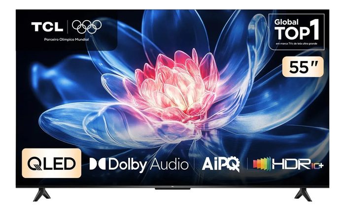 TV TCL 55T6C 55" 4K QLED Google TV