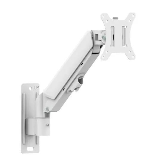 Suporte de Parede Articulado para Monitor de 17" a 32" Ergofirst, Ajuste com Pistão a Gás, Branco G16-111-W