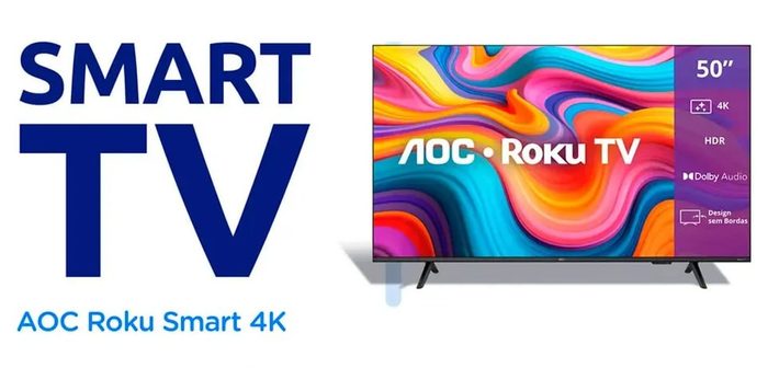 TV AOC 50U7066 50" 4K Roku TV