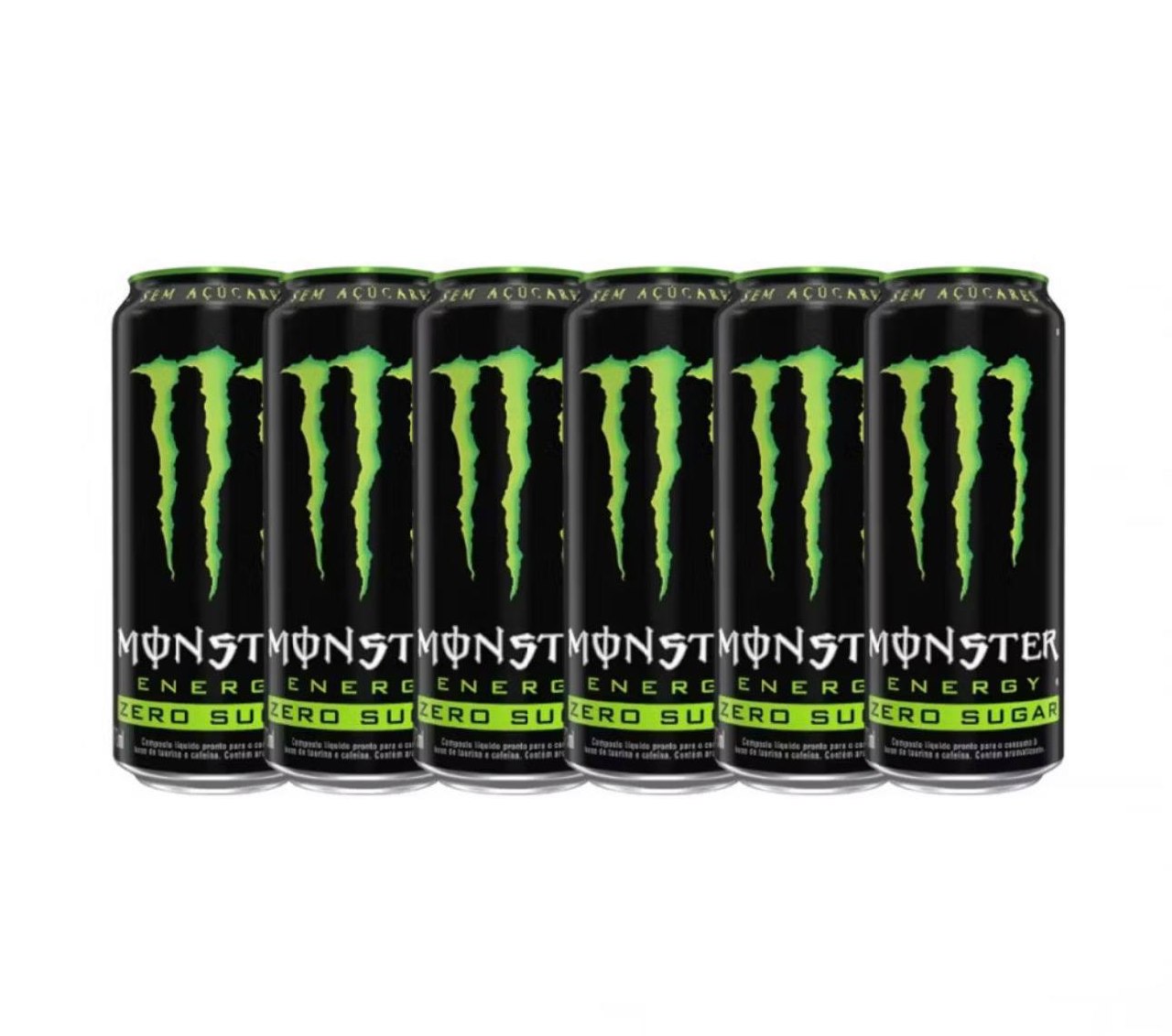 bebida monster zero açúcar 6 unidades 473ml