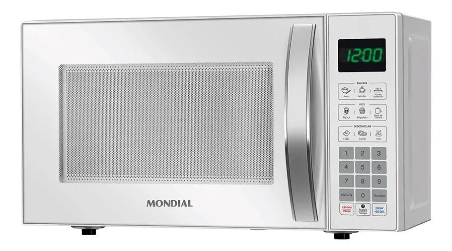 micro-ondas mondial mo-01-21-b 21 litros preto 1200w display digital