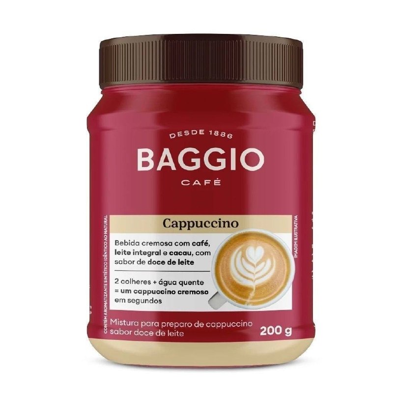 café baggio cappuccino pote 200g