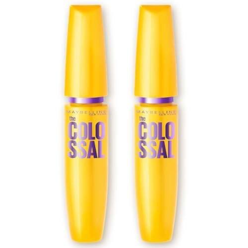 maquiagem maybelline ny the colossal volum' express kit máscaras de cílios preto 2 unidades