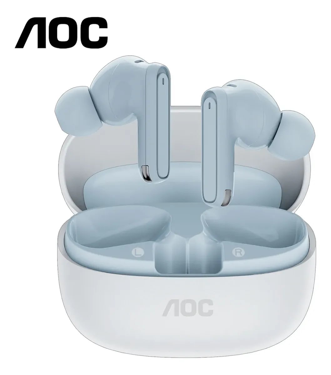 Já que já esgotaram o outro ➡️ Fone De Ouvido Sem Fio Aoc Com Estojo Carga