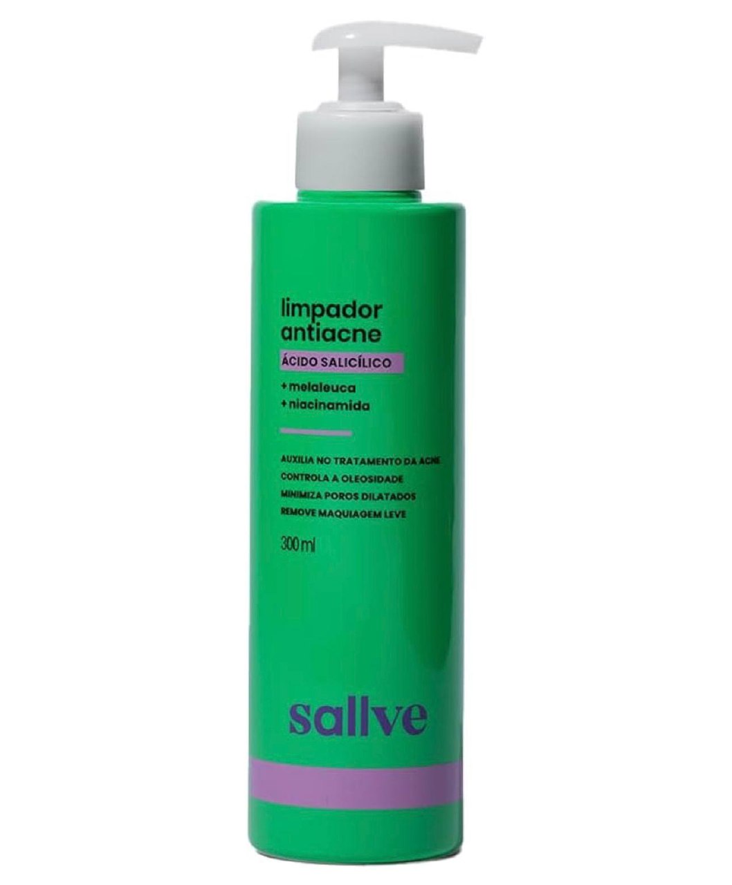 limpador facial sallve antiacne 300ml
