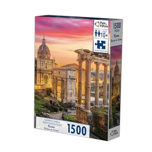 quebra-cabeça 1500 pçs roma ruinas do forum