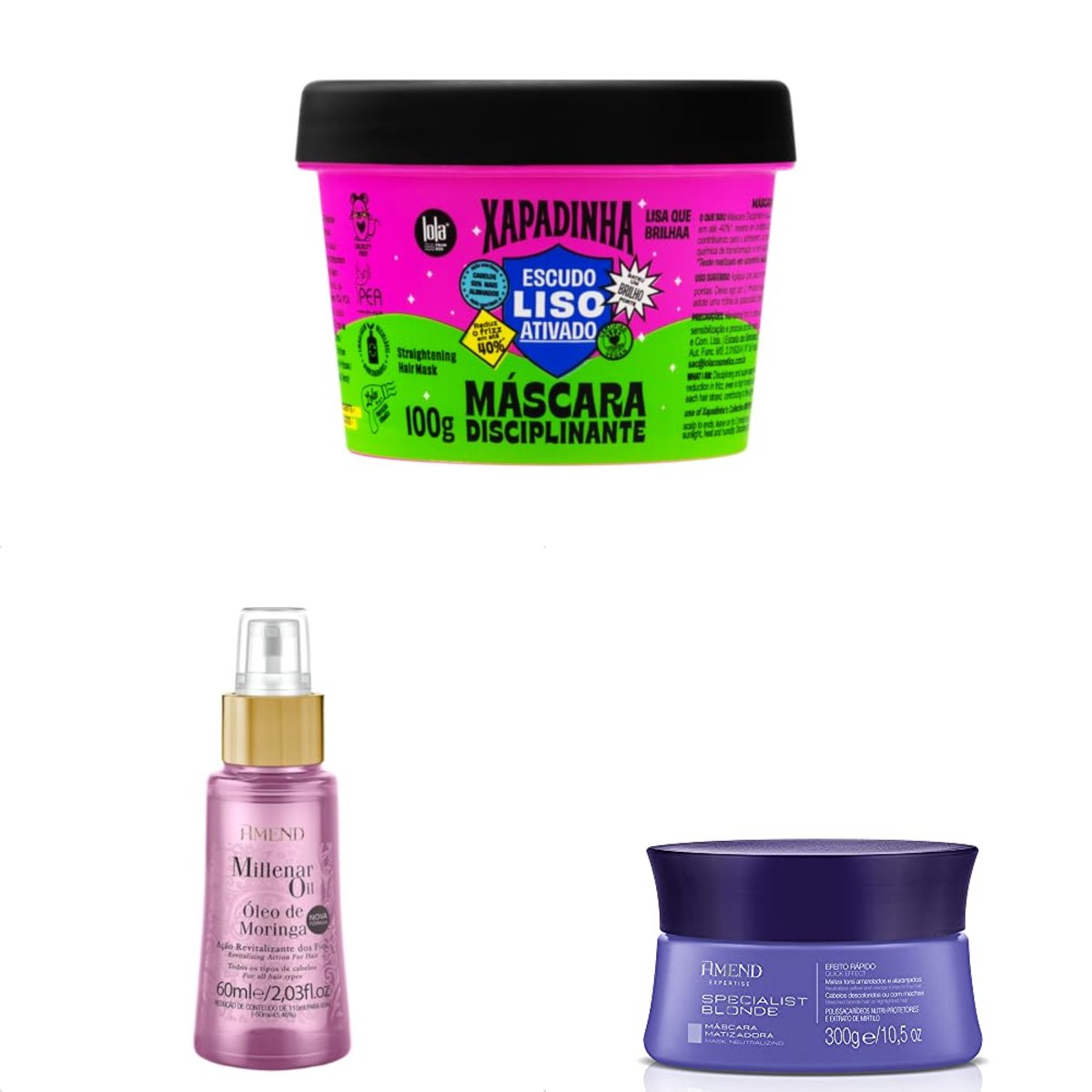Xapadinha Máscara Disciplinante 100g , Lola Cosmetics