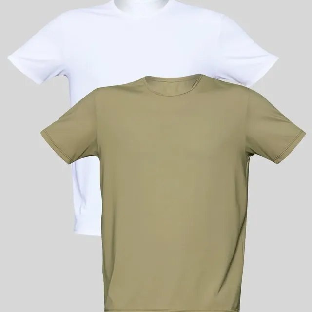 roupas mash br00/vd07 kit 2 camisetas básicas manga curta masculina lisa