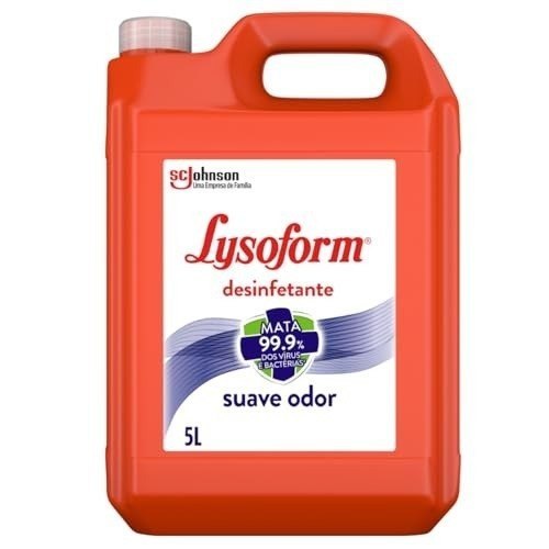 higiene e limpeza lysoform suave odor desinfetante liquido 5l