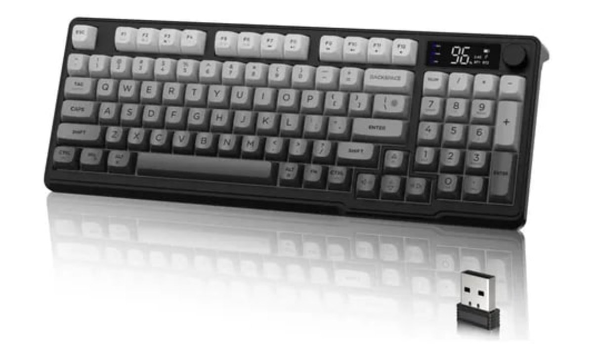teclado freewolf m96 sem fio