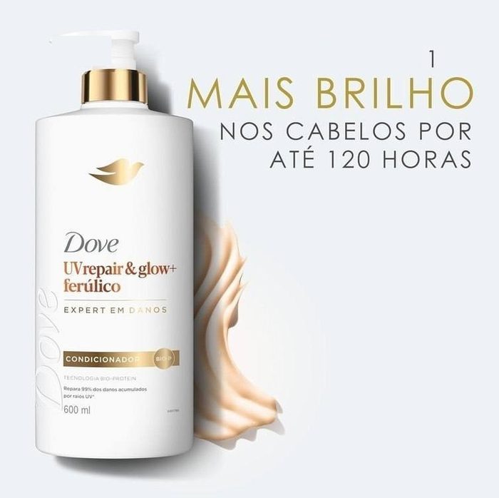 Dove Condicionador UV Repair & Glow + Ferúlico 600ml
