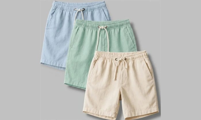 Kit 3 Shorts Masculino Bermuda Linho Verão Envio Imediato