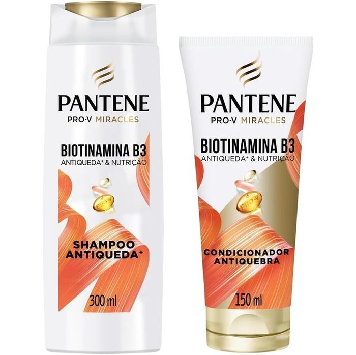 Kit Pantene Pro-V Biotinamina B3 Shampoo 300ml e Condicionador 150ml