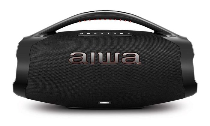 Caixa de Som Boombox AIWA - Bluetooth, 3 vias, IP66, AWS-BBS-01-B