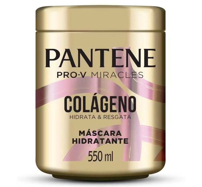 Máscara Hidratante Pantene Pro-V Miracles Colágeno Hidrata & Resgata 550 ml