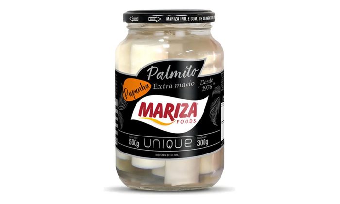 Kit C/15und Palmito Pupunha Inteiro Mariza Unique 300g