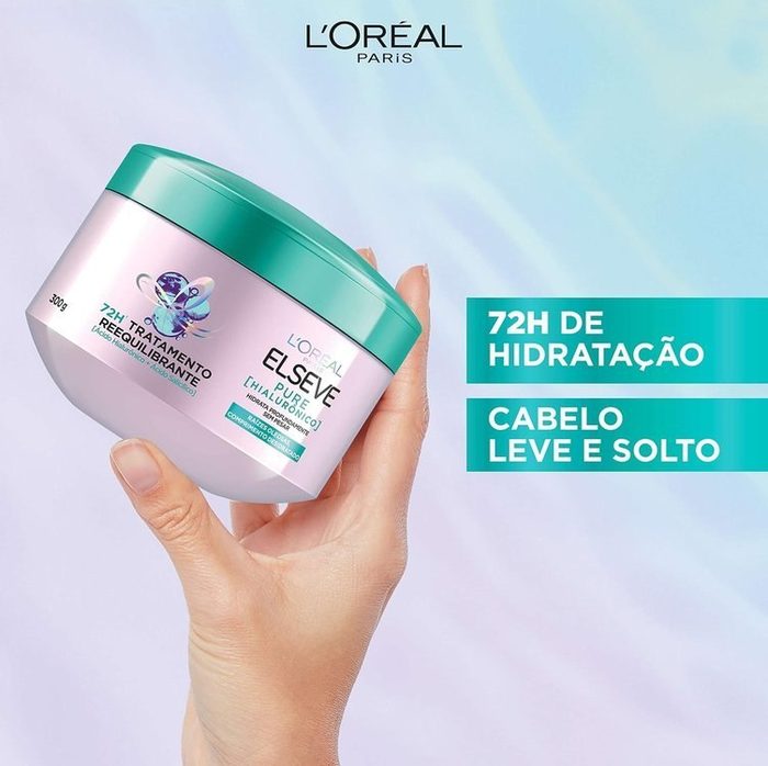 Creme de Tratamento L'Oréal Elseve Pure Hialurônico 300g