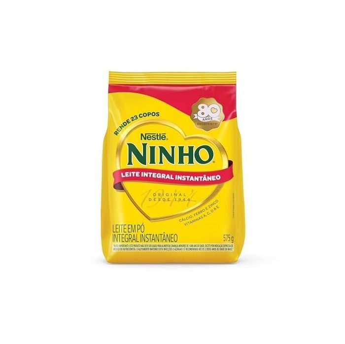 leite em pó nestle ninho integral instantaneo sache 575g