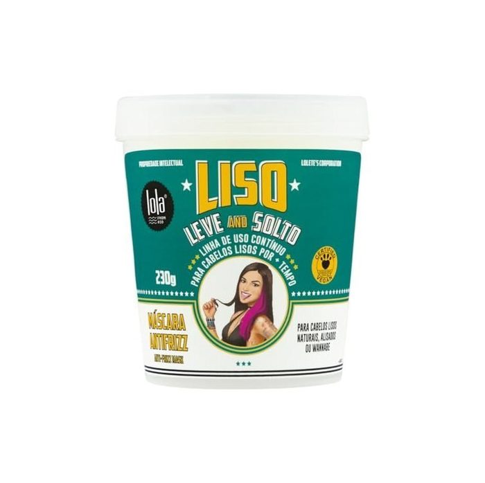 Liso Leve e Solto Máscara 230g , Lola Cosmetics