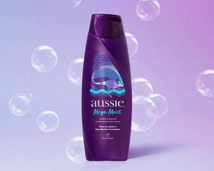 shampoo aussie mega moist oleo de jojoba 180ml