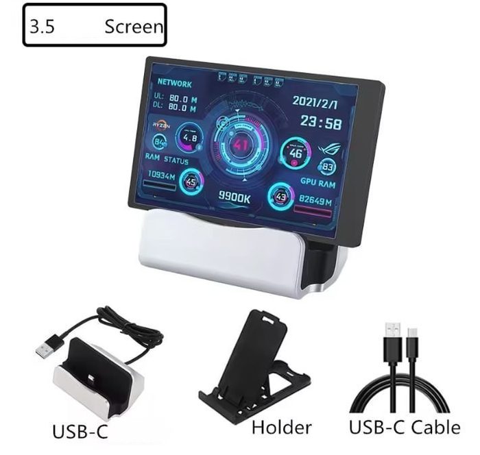 Tela Secundária Monitoramento IPS 3.5"