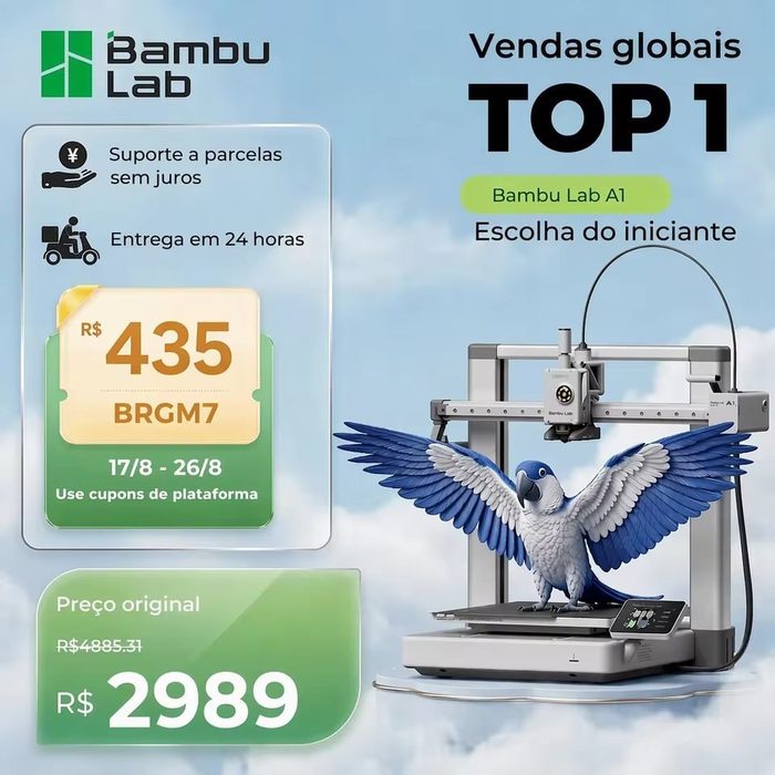impressora 3d bambu lab a1