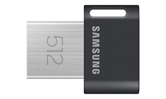 Samsung Pendrive USB 3.2 FIT Plus, 512 GB USB padrão tipo-A, velocidades de até 400 MB/s / 110 MB/s, cartão de memória de armazenamento port