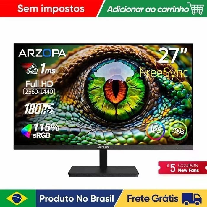 monitor arzopa m1rc 27 2k qhd 180hz
