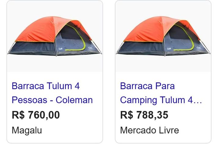 barraca coleman tulum 4 pessoas