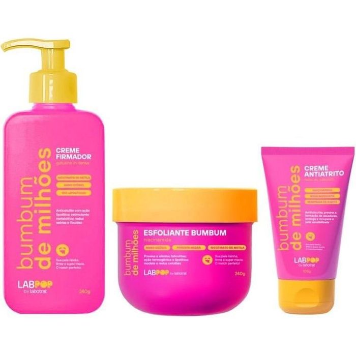 cosmeticos labpop bumbum de milhoes kit
