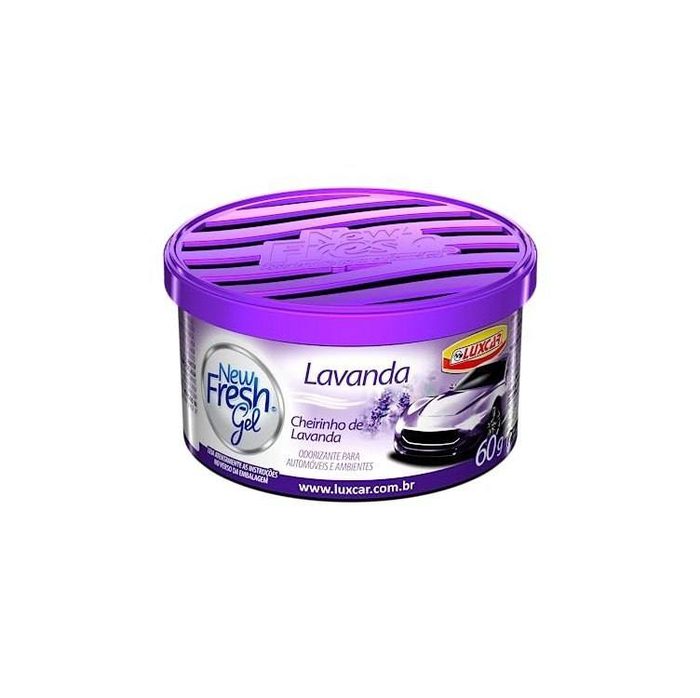aromatizante automotivo luxcar new fresh gel lavanda 60g
