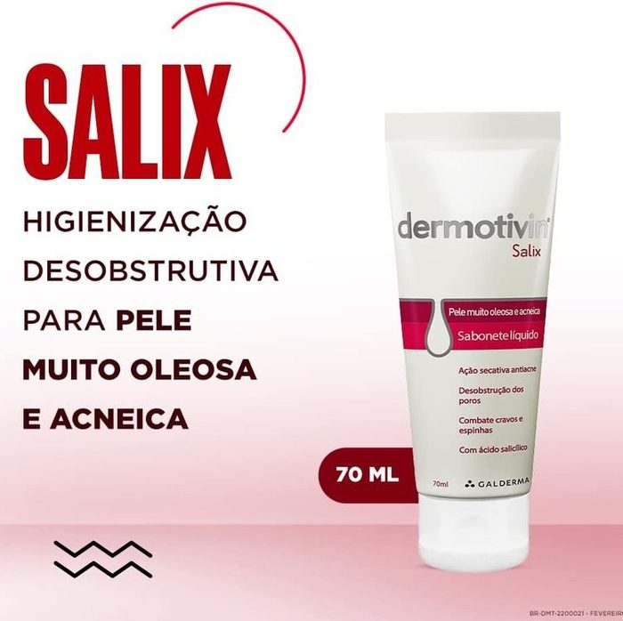 Dermotivin Salix Sabonete Liquido 70 Ml