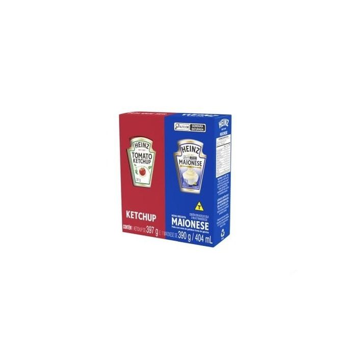 Heinz Pack Ketchup 397G + Maionese 390G
