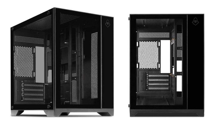 Gabinete Gamer Aquário Mancer Cv100, Mid-Tower, Lateral De Vidro, Preto