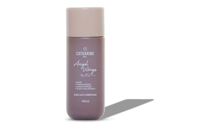 Catharine Hill Base Líquida Alta Cobertura Angel Wings 2022/A10.5 40ml À Prova D'água Acabamento Matte Vegano Ácido Hialurônico