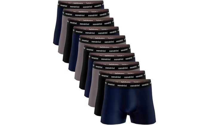 Kit 10 Cuecas Boxer Sandrini Masculinas Algodão Conforto