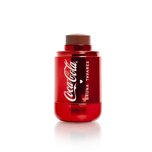 Bruna Tavares Blush Stick Coca Cola Drink Please, Bastão para Face, Edição Limitada, Maquiagem Profissional