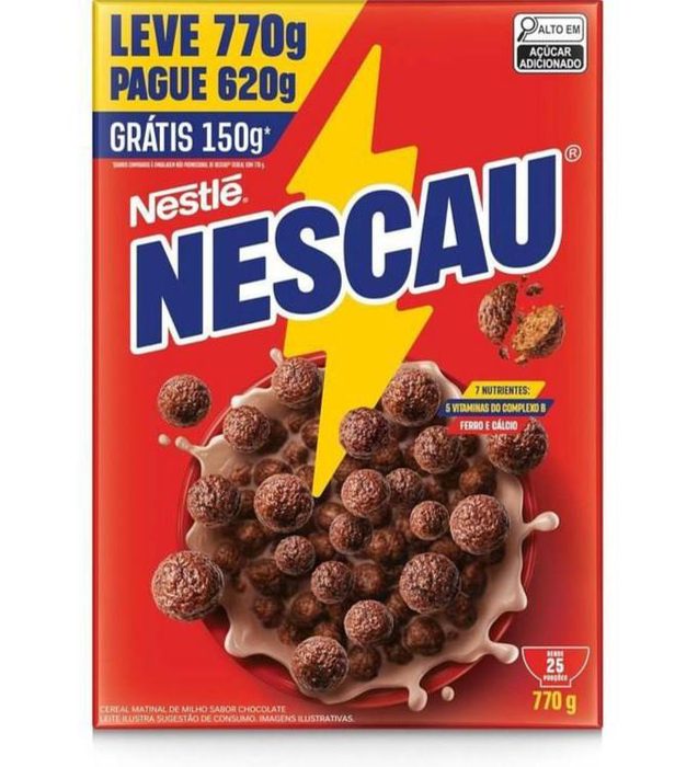 Nescau Cereal Matinal Tradicional Leve 770G Embalagem Econômica