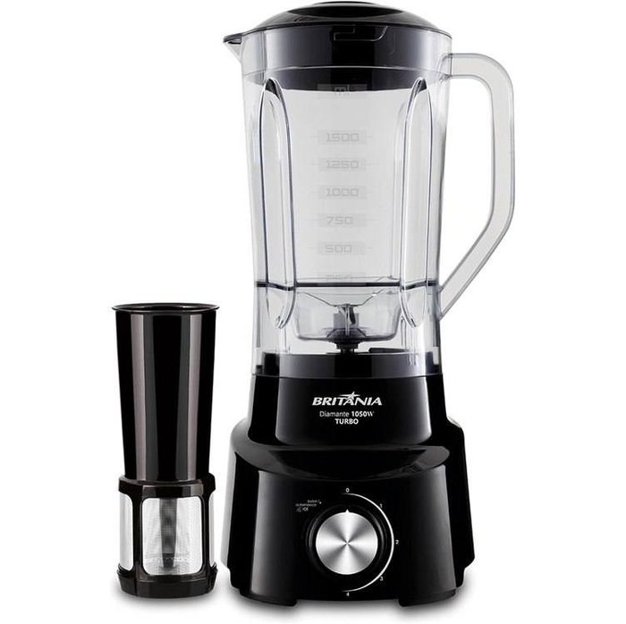 Liquidificador, Diamante, 900w, Preto, 220v, Britânia