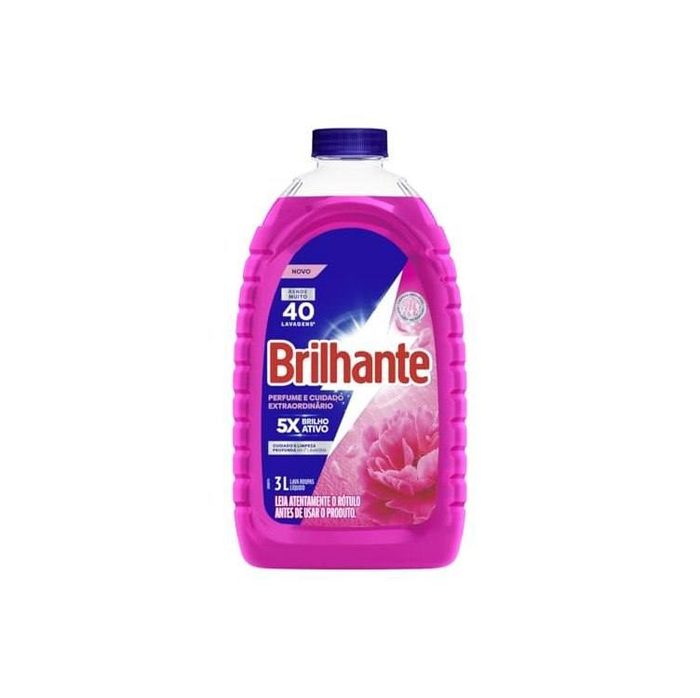 Brilhante Sabão Líquido Perfume e Cuidado Extraordinário 3L