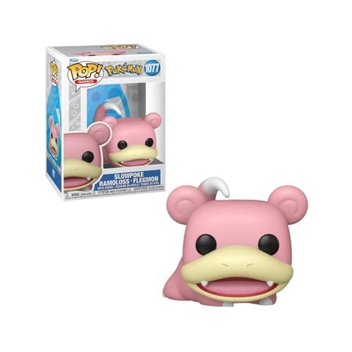 Candide, Boneco, Funko POP! Slowpoke, Pokémon 7 cm