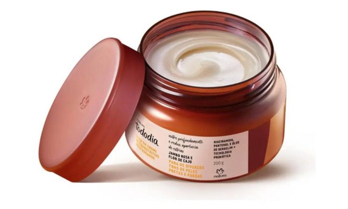 Oleo Em Creme Ultranutritivo Jampo Rosa E Flor De Caju Fragrância Jambo Rosa E Flor De Caju