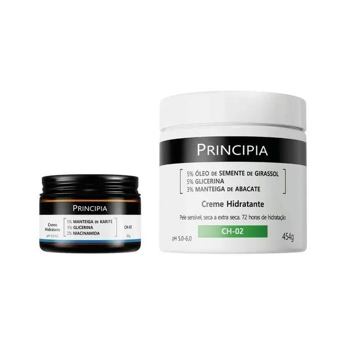 Principia Kit Cremes Hidratantes Rosto E Corpo Ch-01 + Ch-02 Seca Dia/noite