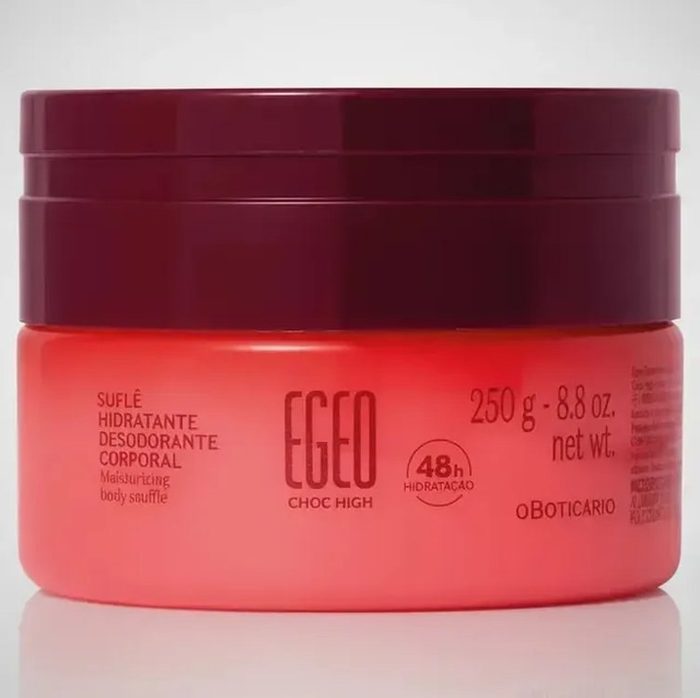 Suflê Hidratante Corporal Egeo High 250g - O Boticário Fragrância egeo choc high