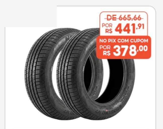 Kit 2 Pneus 185/65 R15 Neupar EcoSync V7 88H Novos Aro 15