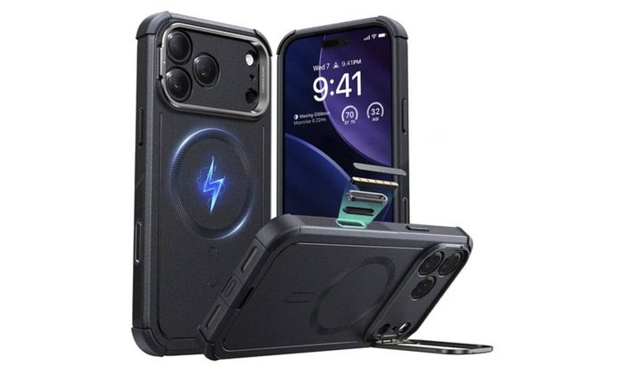 capa esr cyber armor camera control iphone 17 pro preta