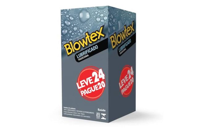 Blowtex Lubrificado Leve 24 Pague 20 unidades