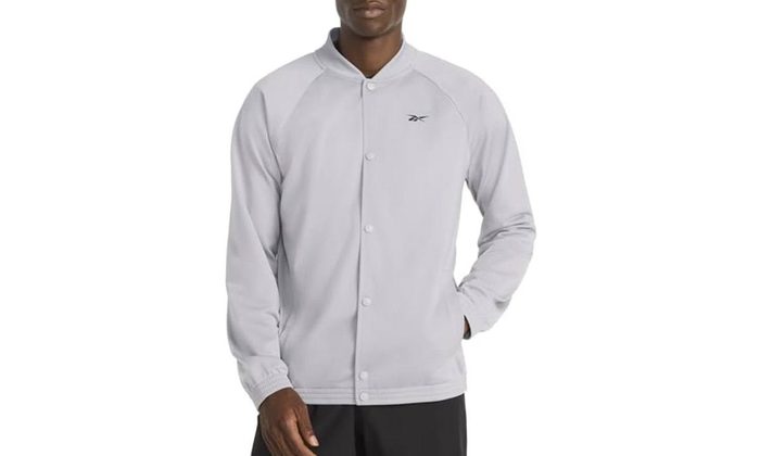 roupas reebok jaqueta basquete fosca gg