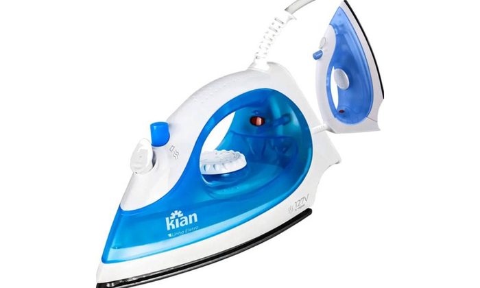 ferro de passar kian ferro a vapor 1300w azul